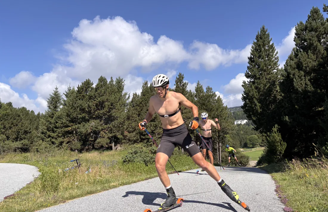 Irineu Esteve, a Font-Romeu.