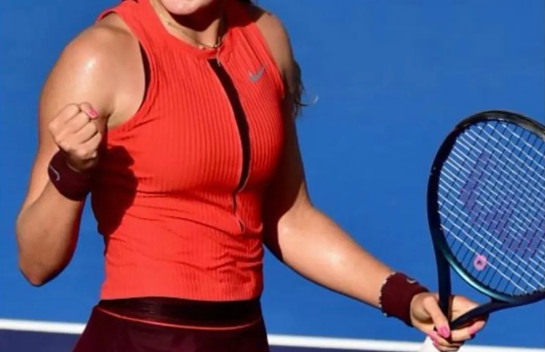Vicky Jiménez, al WTA 500 de Guadalajara (Mèxic).
