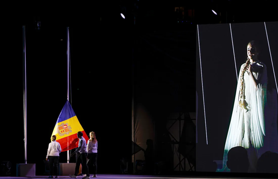 La cerimònia d'inauguració dels Jocs dels Petits Estats.