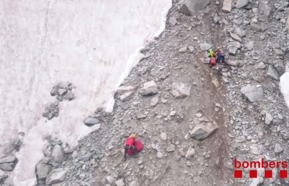 Un jove en estat crític en caure a la Vall de Boí