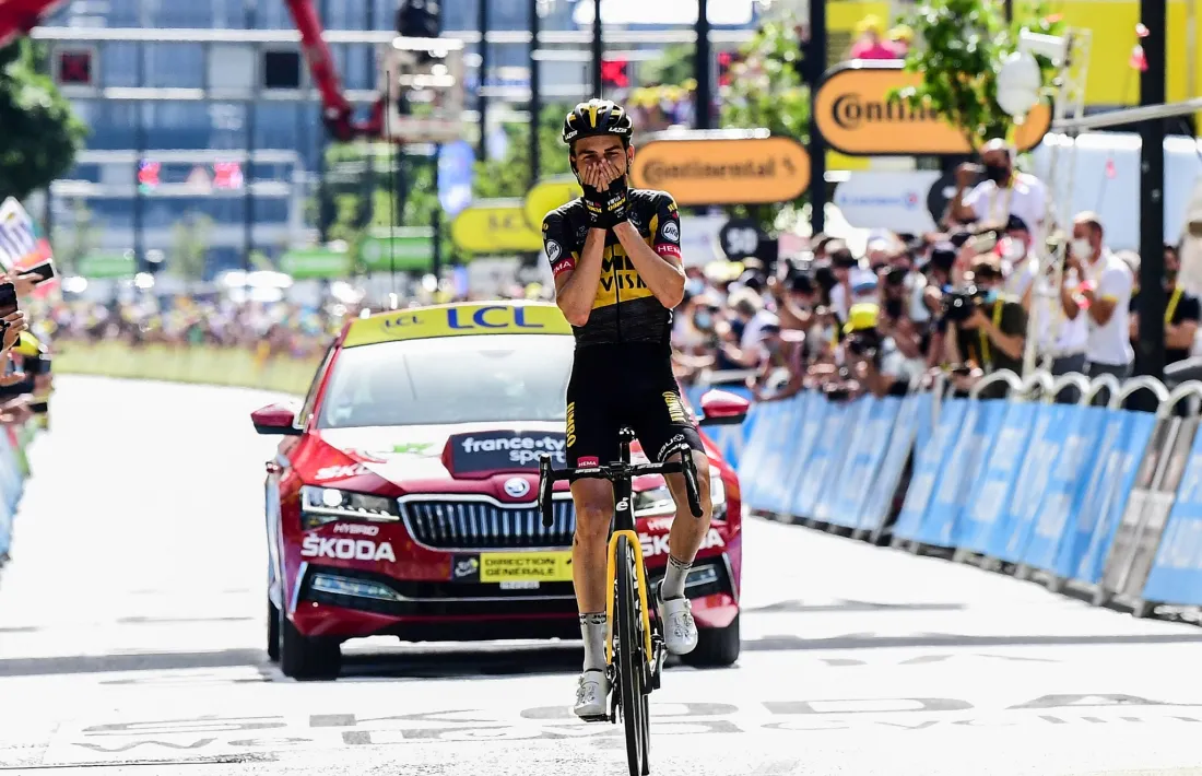 Sepp Kuss, el ciclista resident, va guanyar en l’últim Tour al país.