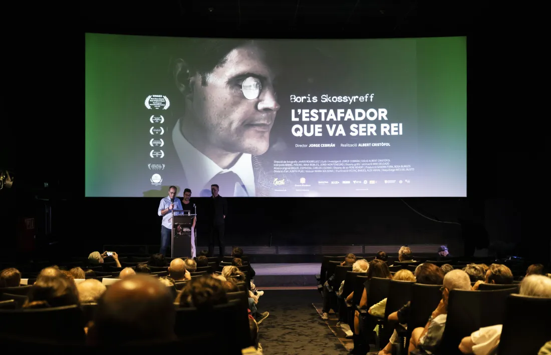  L’estrena barcelonina del documental va ser dimecres als cines Girona. 