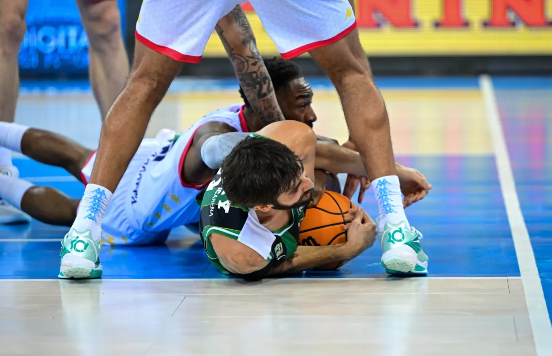 Ricky Rubio, el veterà base del Masnou, va tornar a jugar un partit oficial amb la samarreta del Joventut.