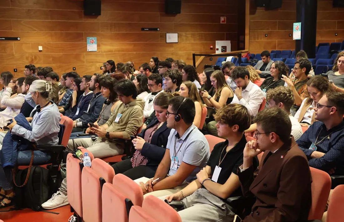Participants al 5è Fòrum transpirinenc de la joventut.