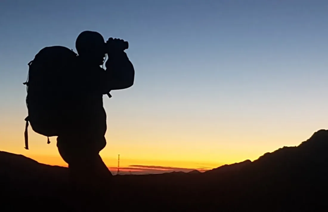 Un efectiu dels banders en tasques de vigilància.
