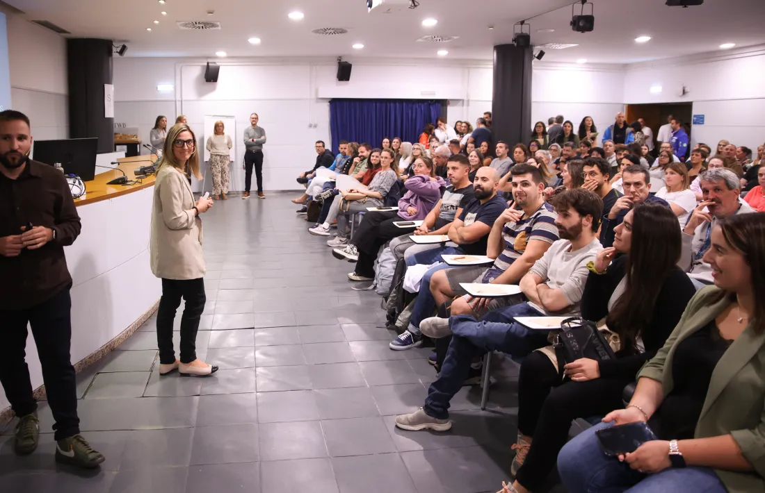 Uns 180 treballadors del SAAS van assistir a la reunió on es van presentar les propostes acordades.