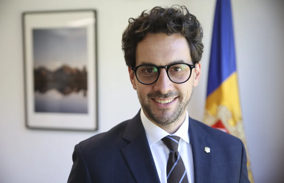 El ministre de Medi Ambient, Agricultura i Ramaderia, Guillem Casal.