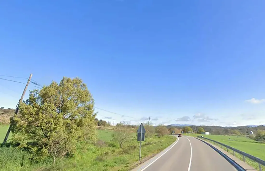La carretera on ha tingut lloc el sinistre.