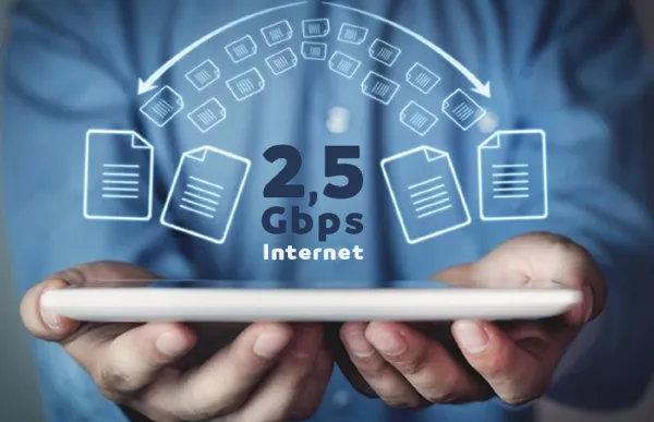 Internet professional 2.5Gbps