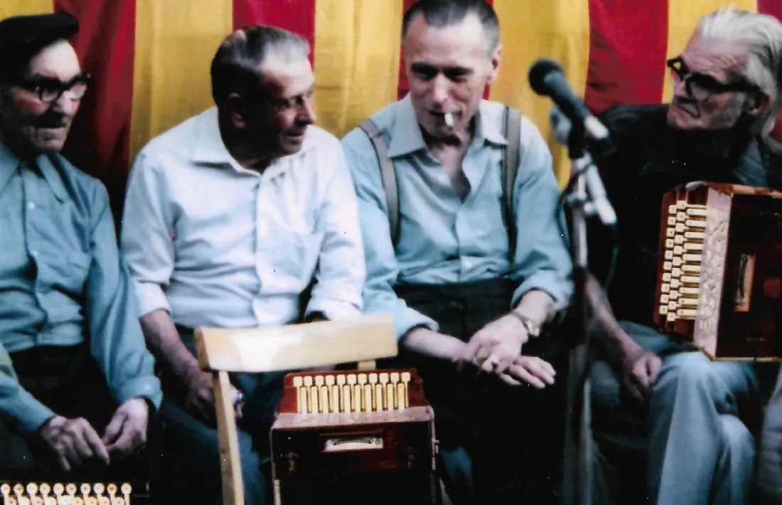Alguns dels acordionistes històrics que la mostra recordarà. 