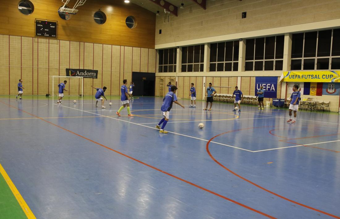 FC Encamp entrenament UEFA Futsal Cup