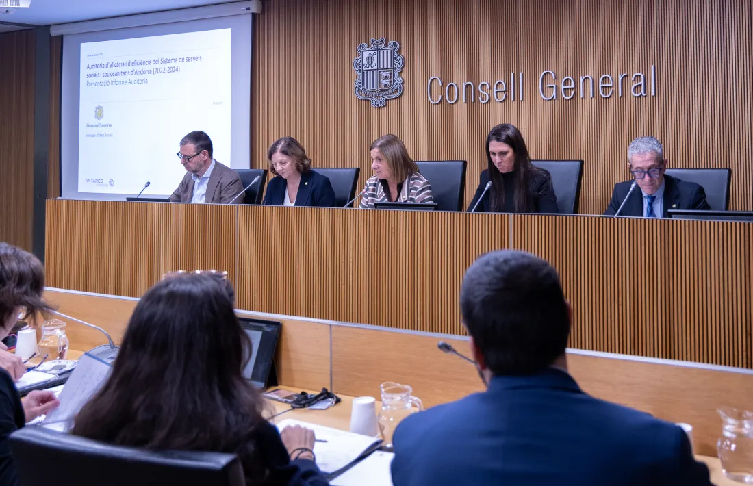 Barrubés i Marín han detallat a la comissió legislativa el contingut de l’auditoria. 