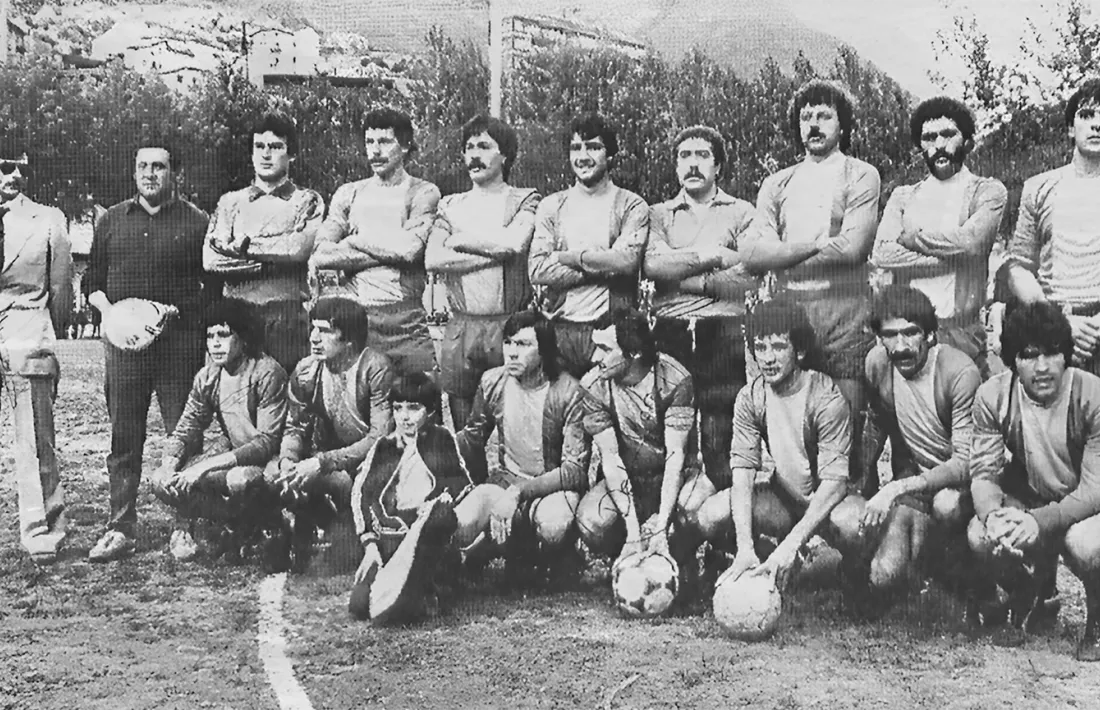 El primer equip de la història de l'FC Andorra que va ascendir a Segona B.