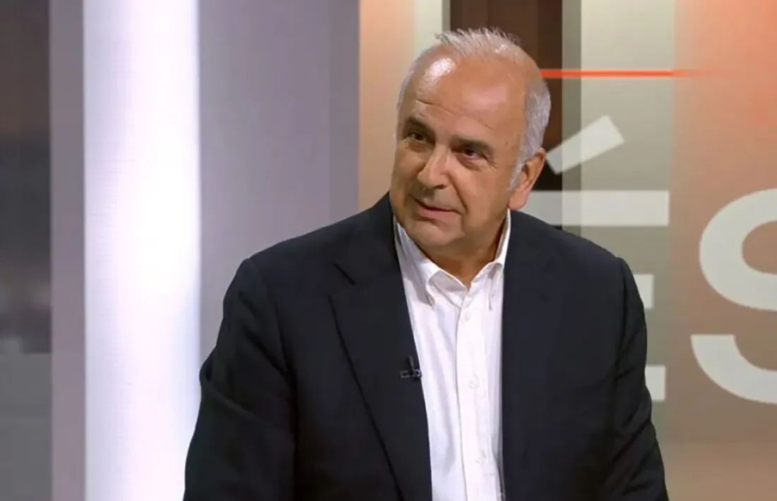 Enric Casals al plató de TV3.