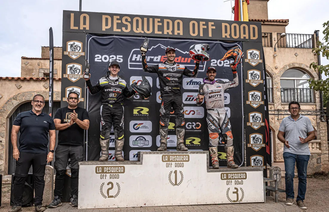 Marc Font, al tercer lloc del podi.