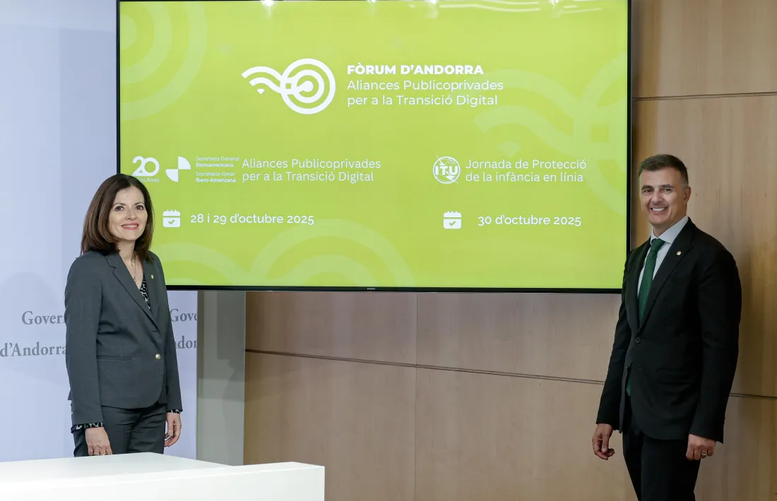 La ministra d'Afers Exteriors, Imma Tor, i el ministre de Funció Pública i Transformació Digital, Marc Rossell.