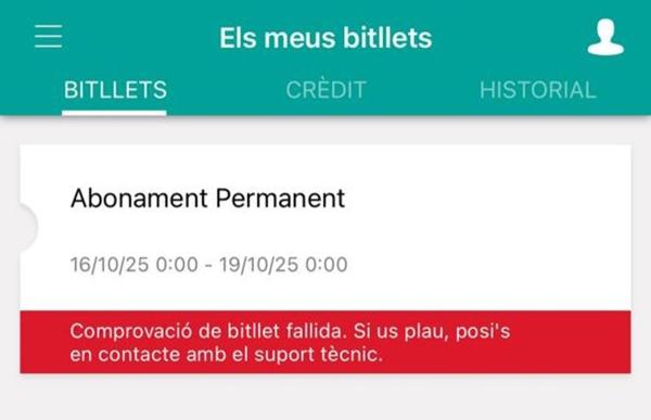 feda bitllet caducat moute