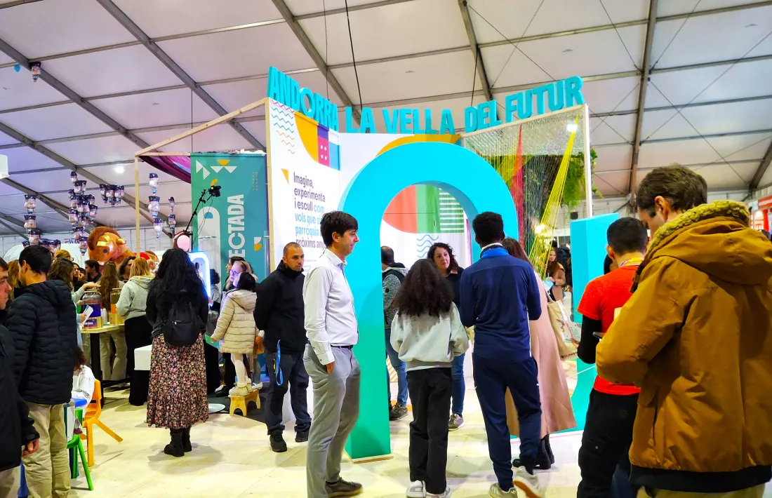 L'estand del Comú d'Andorra la Vella a la Fira.