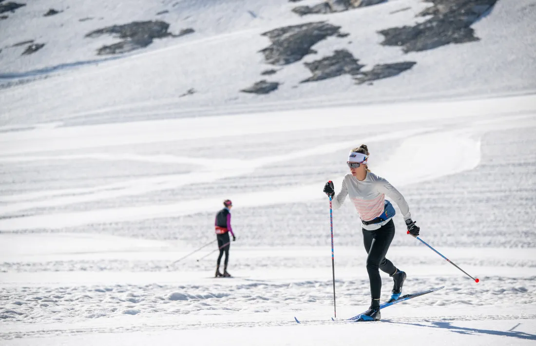 Gina del Rio a Tignes el juny passat.