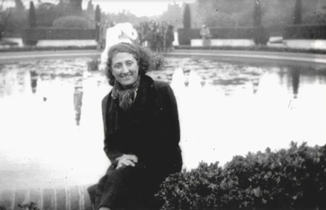 Palmira Jaquetti, en els temps que recorria el Pirineu.