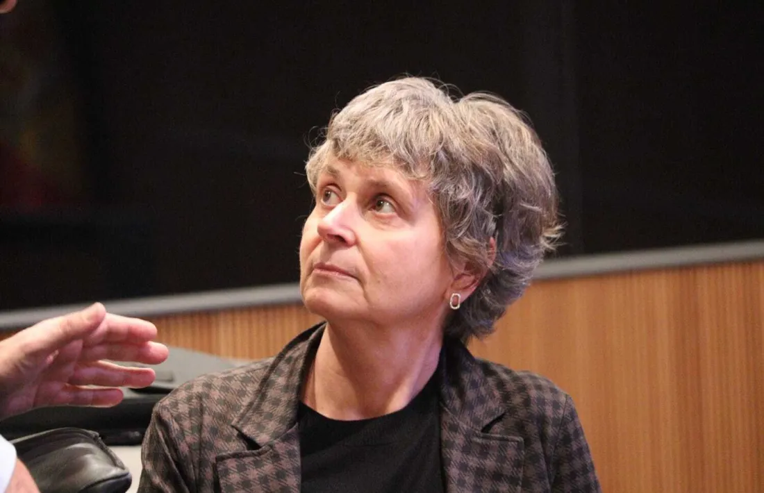 La presidenta del grup socialdemòcrata, Susanna Vela.