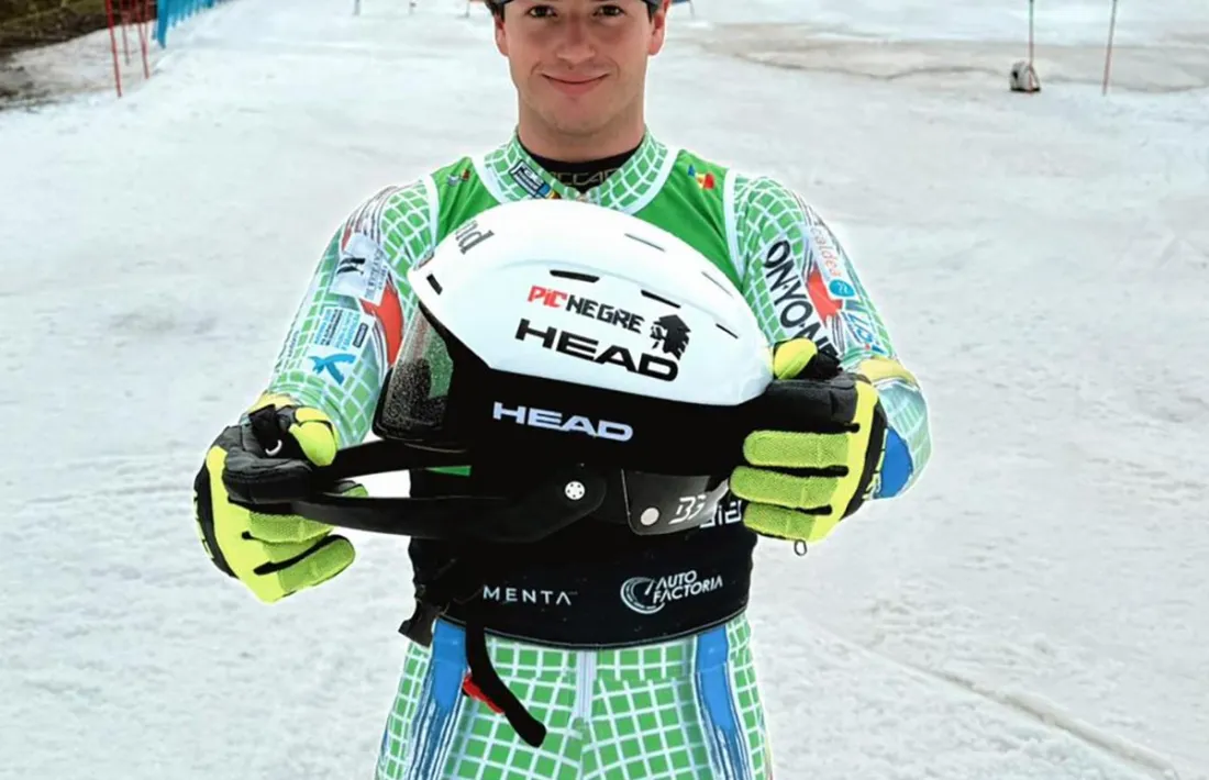 'Bartu' Gabriel, amb Pic Negre.