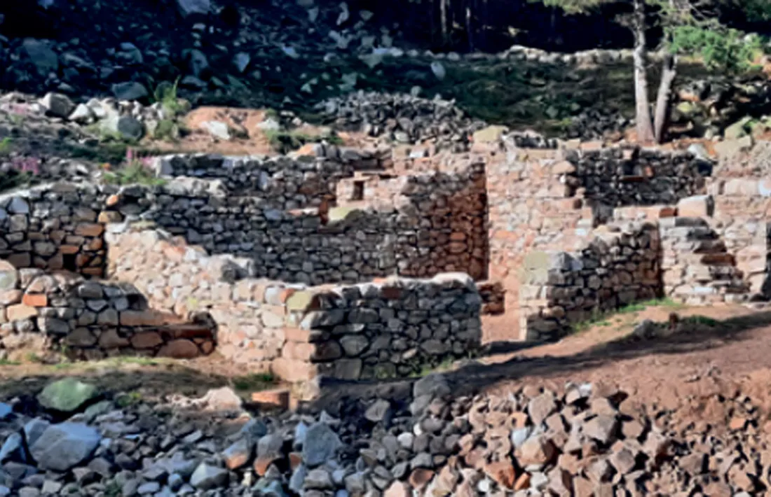 La casa dels administradors a la farga del Madriu, excavada per Patrimoni entre el 2021 i el 2024.