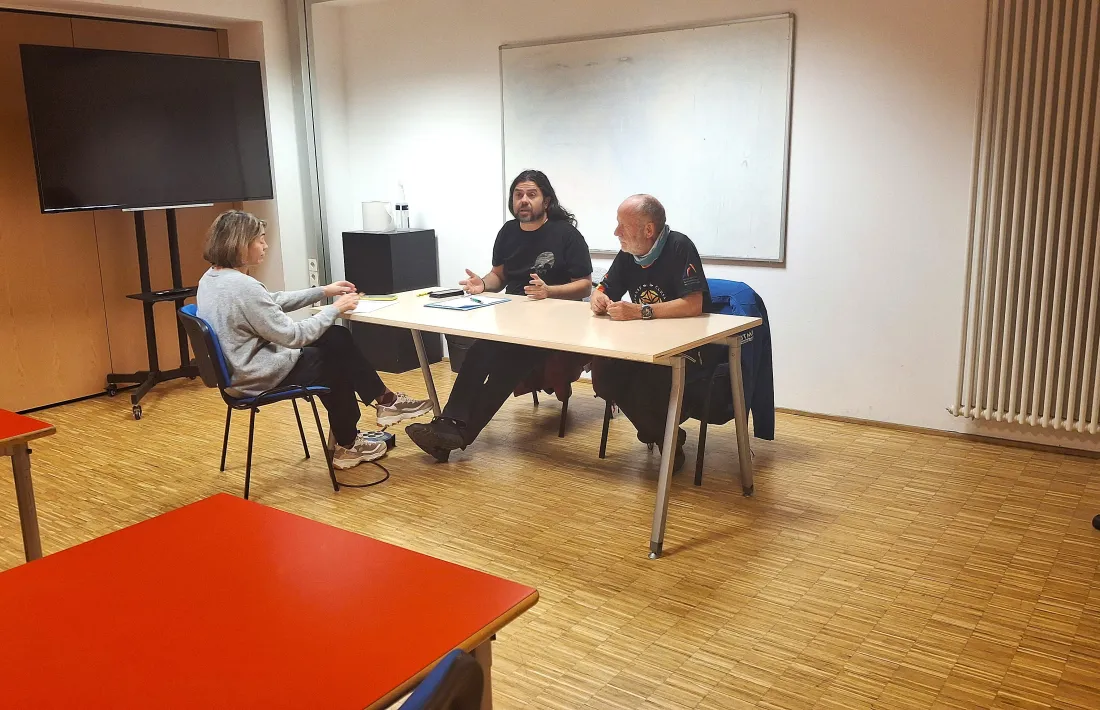 Un moment de l'assemblea d'avui.