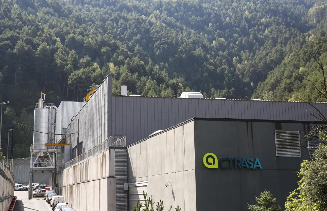 El Centre de Tractament de Residus, a la Comella.