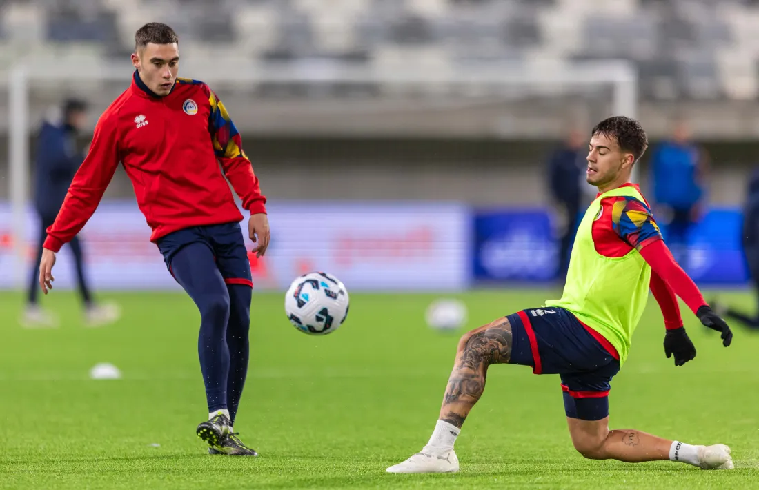 La selecció, a Tampere.