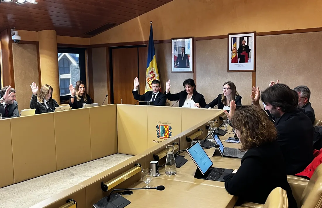 Una votació al Comú de la Massana on tant majoria com minoria han aprovat la proposta.