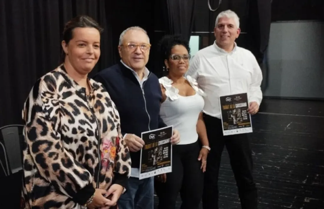 Garcia, Closa, Lia de Cuba i Barceló, en la presentació de la gala.