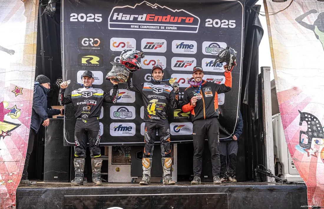 Marc Font, al tercer lloc del podi.