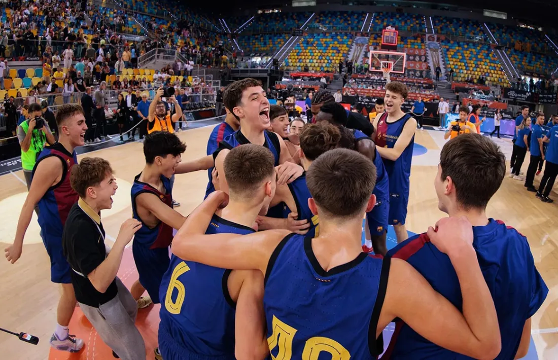 El Barça infantil, campió.