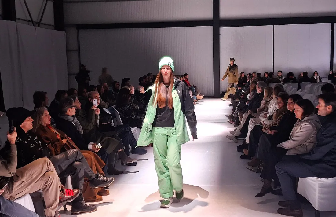 Un moment de la desfilada a les instal·lacions de Princiesport.