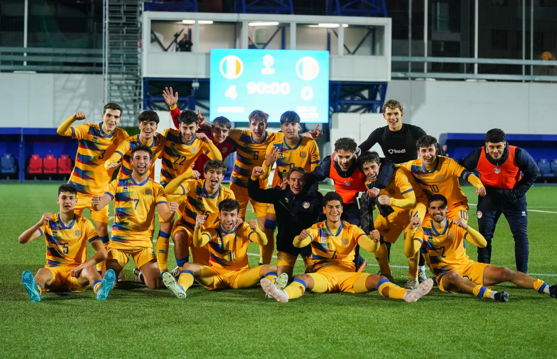 La sub-21, amb molts jugadors de força talent, va assolir la golejada més folgada a nivell seleccions.