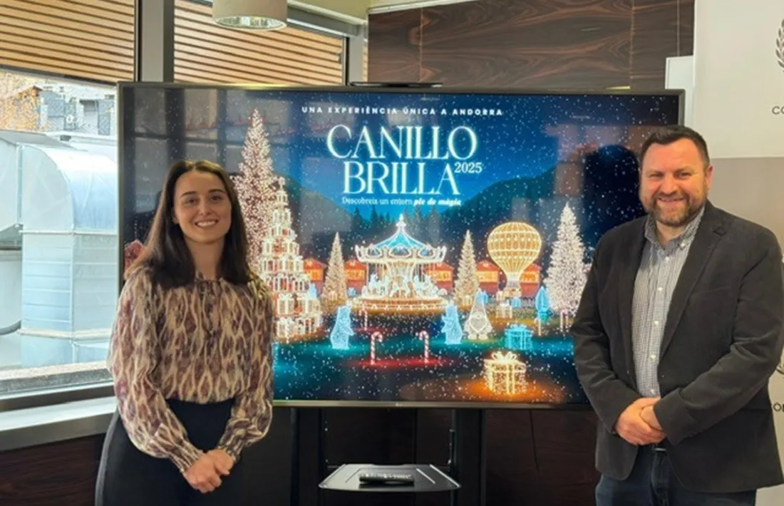 Coia Torres i Robert Lizarte han presentat les activitats de Nadal canillenques.