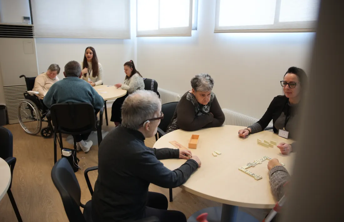 La sala destinada a l'acompanyament de l'envelliment de les persones del centre de dia.