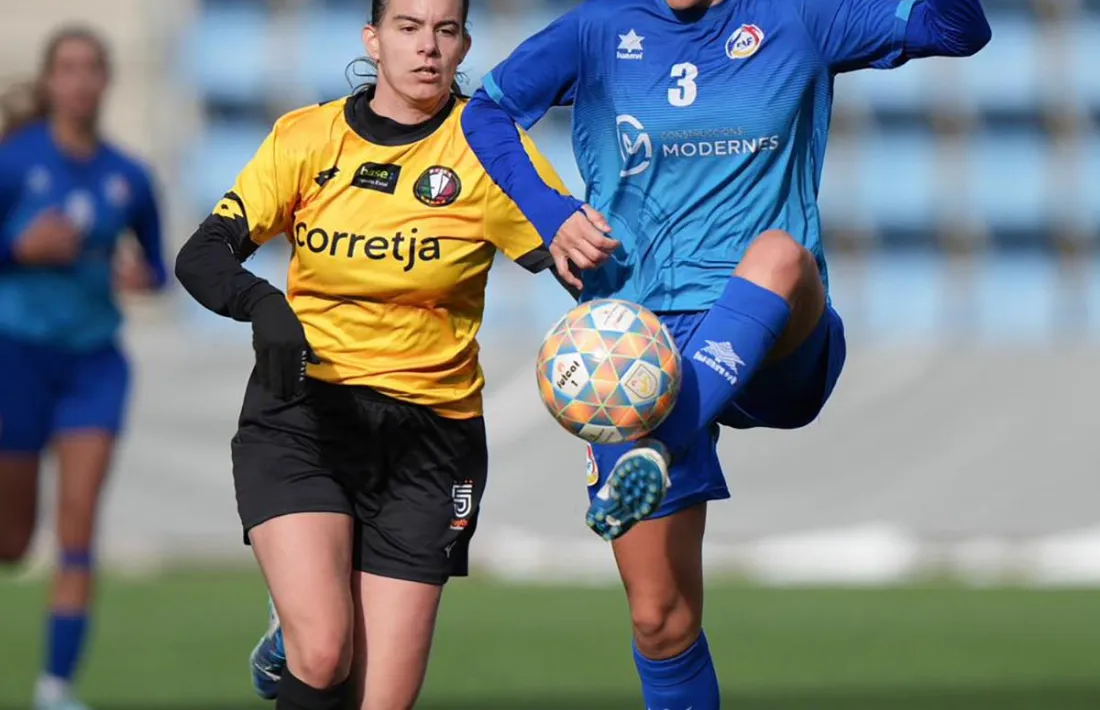 Anna Fusté, en el partit d'ahir.