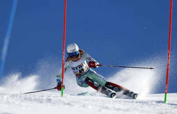 p. 29 Carla Mijares, a l'eslàlom de la Copa del Món de Gurgl_FOTO Christophe Pallot Agence Zoom
