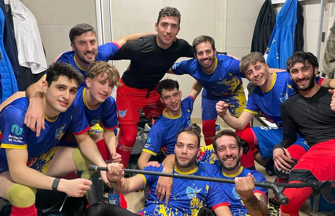 L'Andorra HC, de celebració.