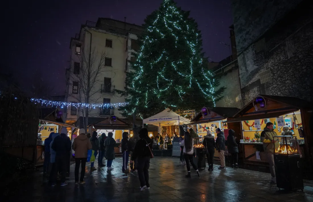 La Fira de Santa Llúcia encampadana de l'any passat.