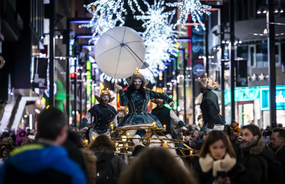 Un espectacle del passat Poblet de Nadal.
