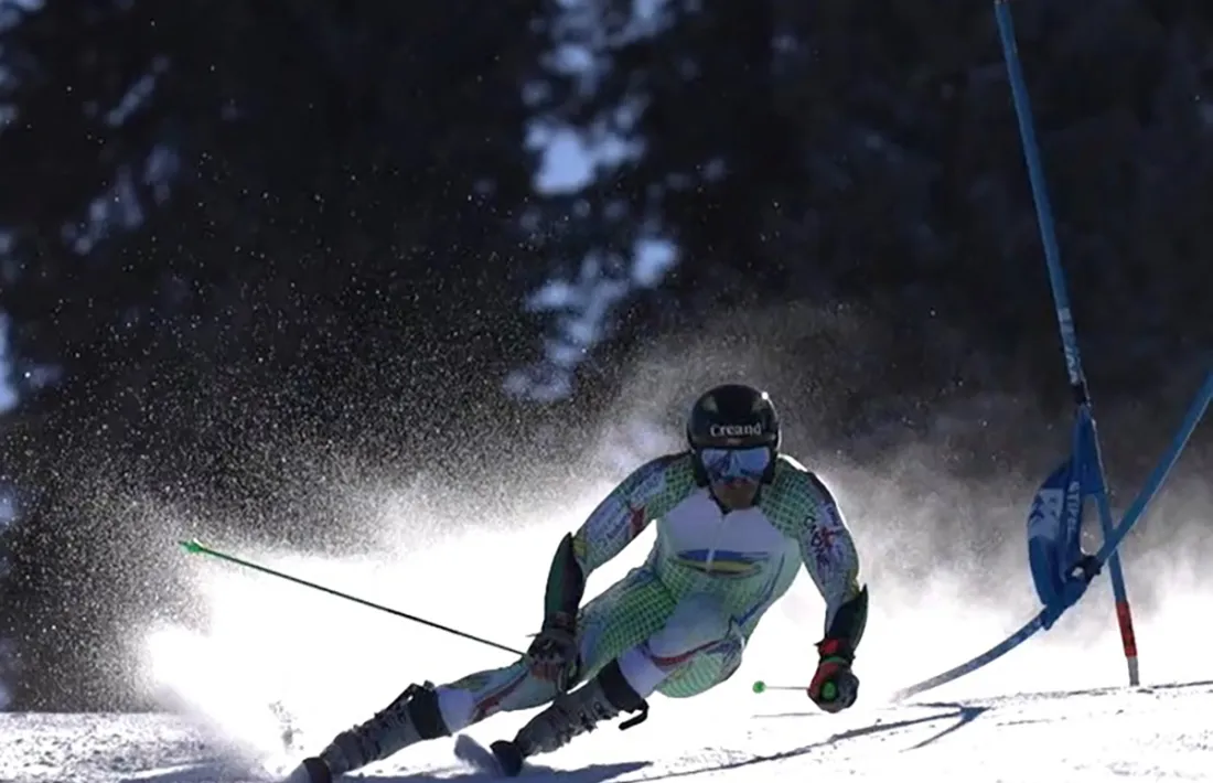 Joan Verdú, a Copper Mountain, preparant la Copa del Món.