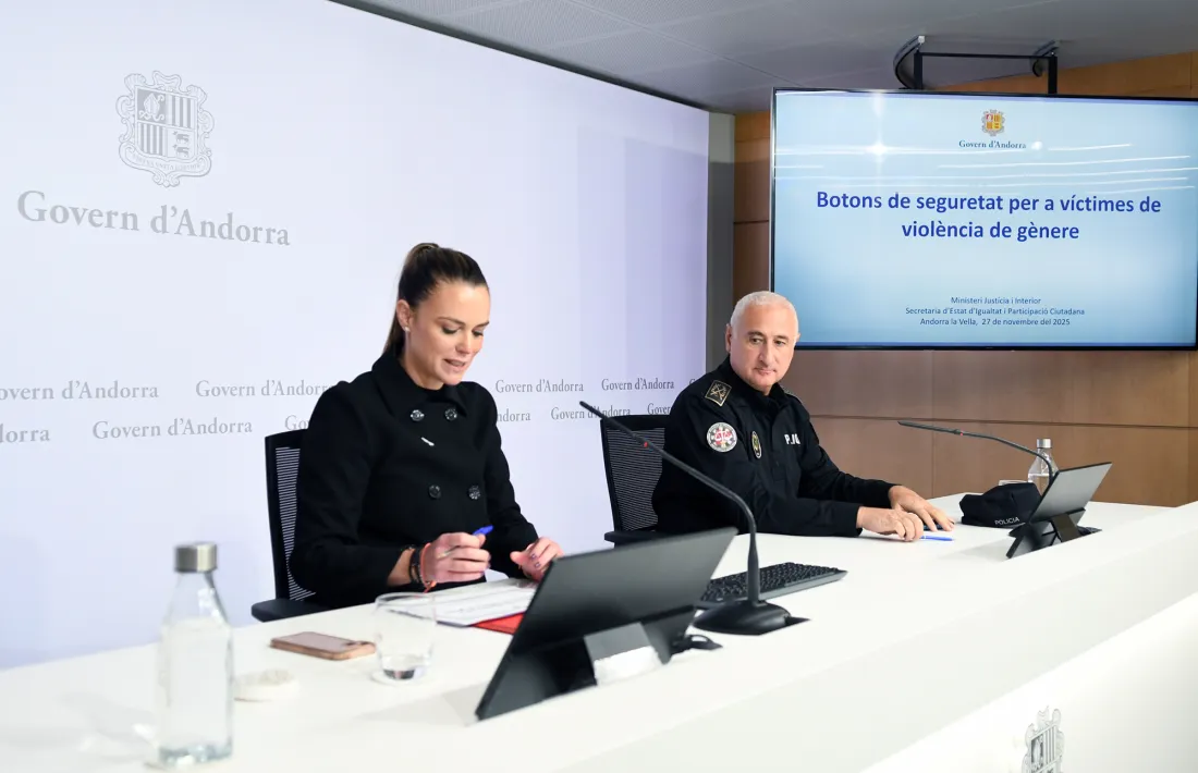 Cadena i Rodríguez han presentat aquest matí els botons.