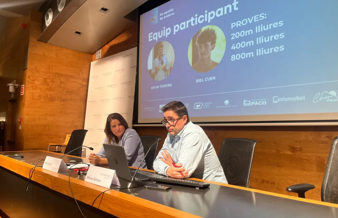 Andbank va acollir la roda de premsa de presentació de l'Europeu.