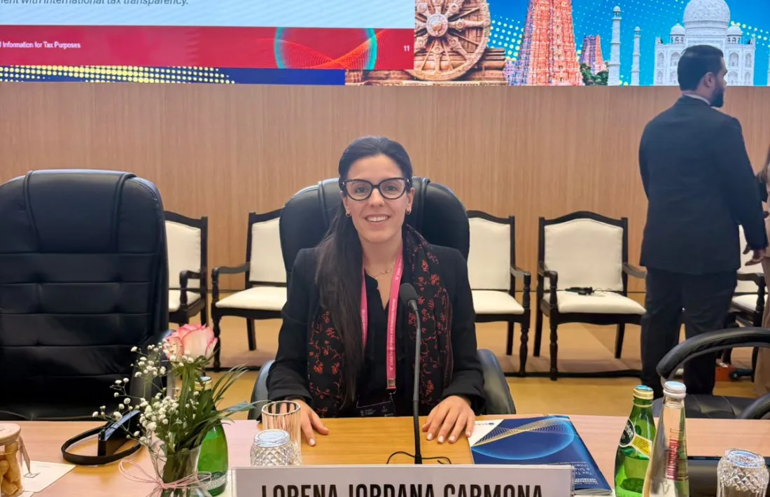 Lorena Jordana al 18è Fòrum Global de l'OCDE.