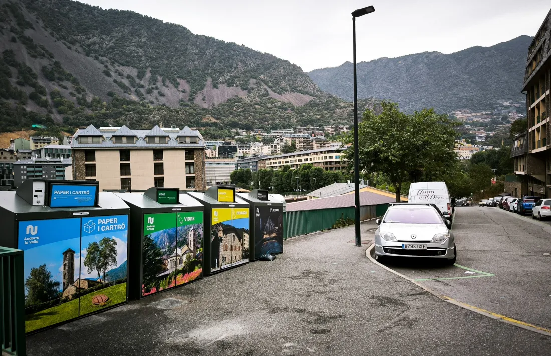 Les noves ecoilles que ha instal·lat el comú d'Andorra la Vell