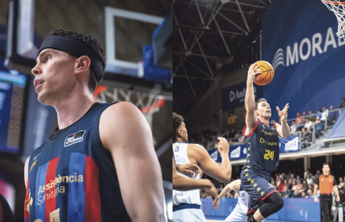 Kyle Kuric, amb el Barça. El nord-americà, al MoraBanc.