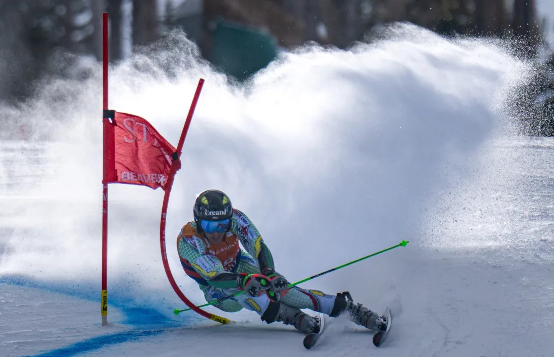 Joan Verdú, a la primera mànega de la Copa del Món de Beaver Creek.